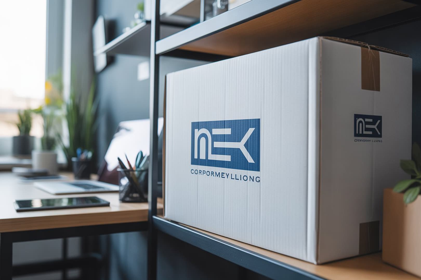 Ảnh: Thùng carton in logo thương hiệu giúp tăng nhận diện